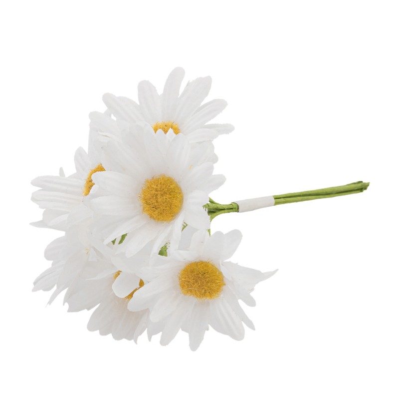 Bouquet - 6 Marguerites - 8,5 x 3,5 x 11 cm