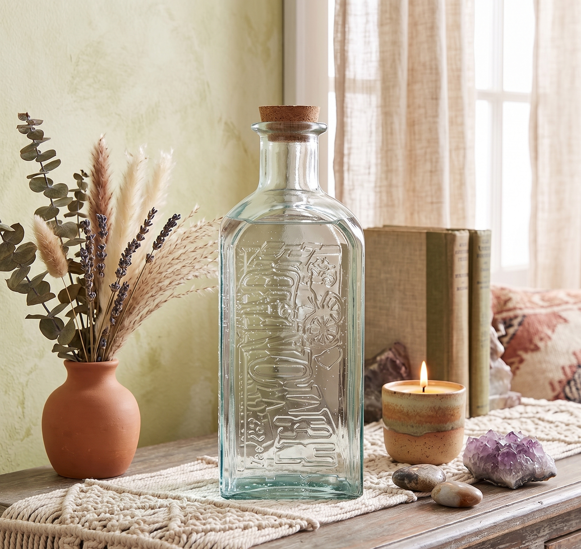 Carafe - Vase Vintage - 2 L - 12 x 29 cm - Vue alternative